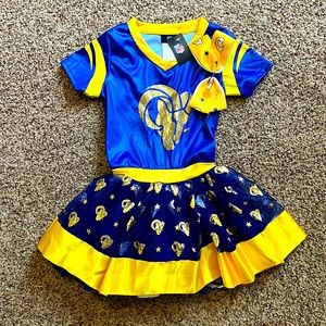NWT LA Ram cheer dress